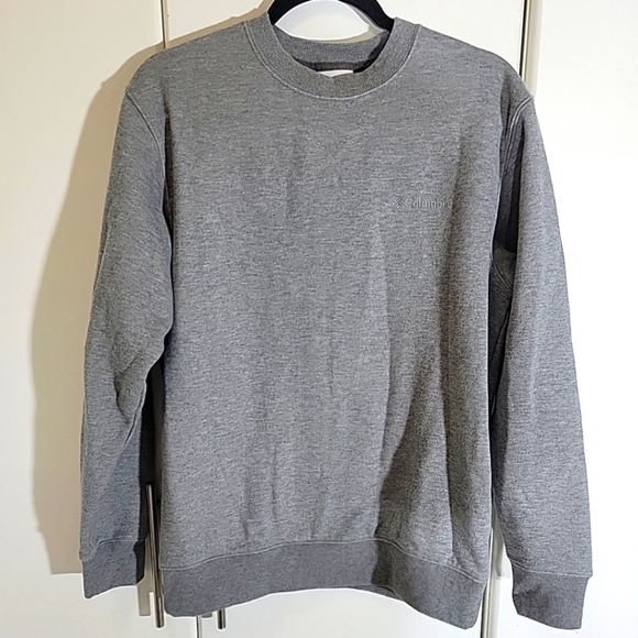 Columbia Sweatshirt Pullover Gray Mens Size Small Embroidered Logo - Picture 1 of 7